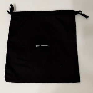 Dolce & Gabbana Black Quilted Dust bag